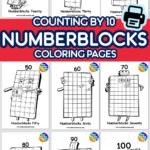 New Numberblocks 100 Available As Coloring Printable For