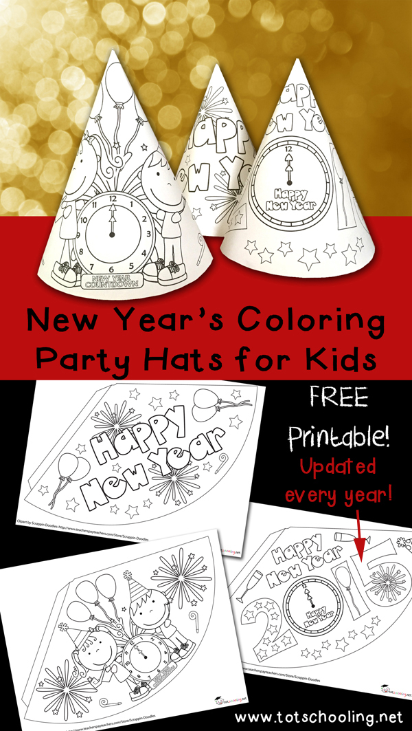 New Year S Color By Number Totschooling Toddler New Year s Color By Number Totschooling Toddler