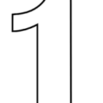 Number 1 Coloring Page Free Printable Coloring Pages