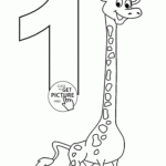 Number 1 Coloring Pages For Kids Counting Sheets