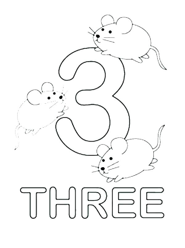 Number 1 Coloring Pages For Preschoolers At GetColorings