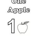 Number 1 Coloring Pages Only Coloring Pages Apple