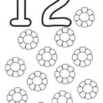 Number 12 Page Coloring Pages