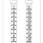 Number 20 Worksheet Simple Coloring Sheets