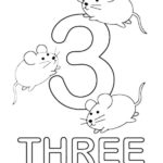 Number 3 Coloring Page Coloring Home