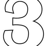 Number 3 Coloring Page Free Printable Coloring Pages