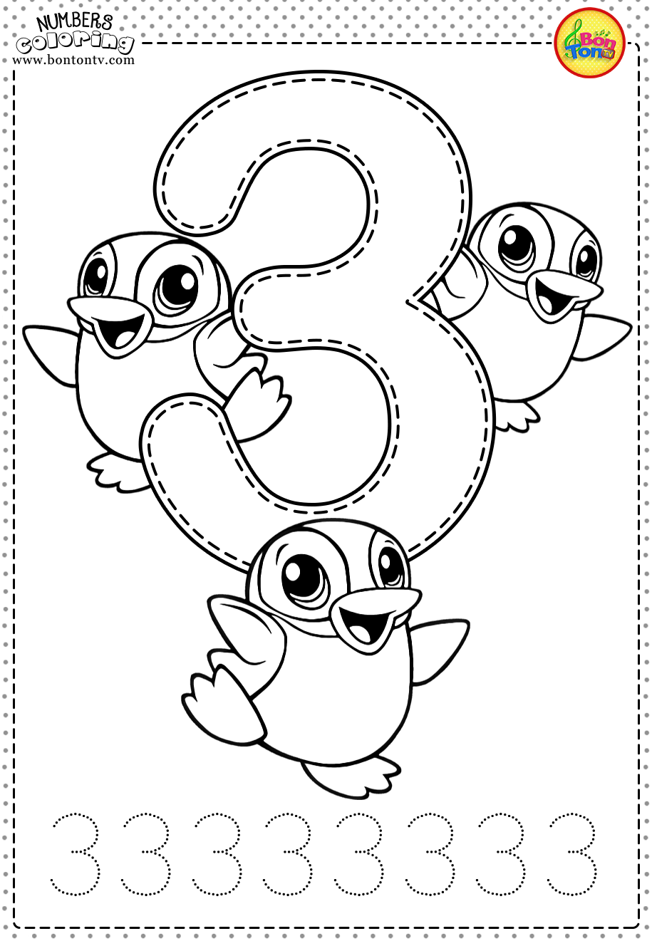 Number 3 Preschool Printables Free Worksheets And 