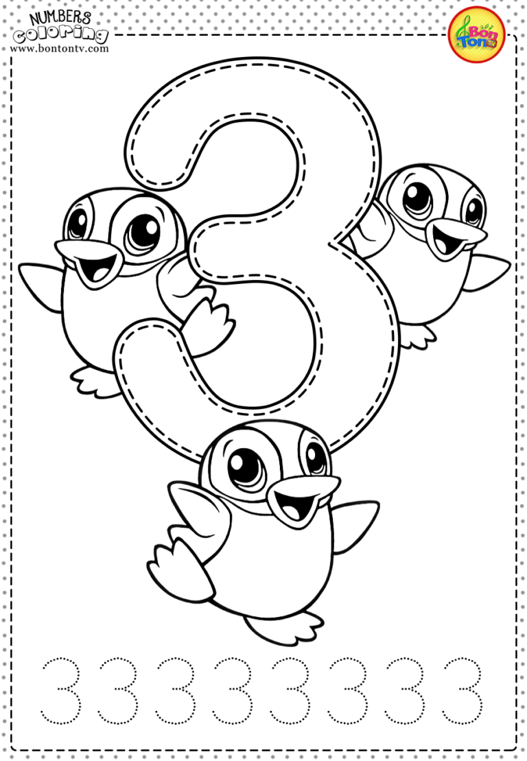 Number 3 Preschool Printables Free Worksheets And