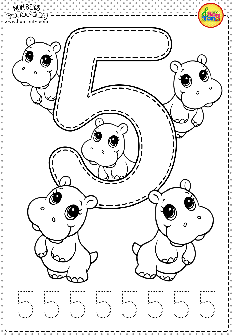 Number 5 Preschool Printables Free Worksheets And Coloring 