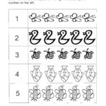 Number 5 Tracing Worksheets Preschool Printable Coloring