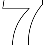 Number 7 Coloring Page Free Printable Coloring Pages