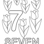 Number 7 Coloring Pages Desktop Background