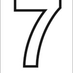 Number 7 Free Printable Numbers Printable Numbers