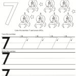 Number 7 Worksheets For Preschools Activity Shelter