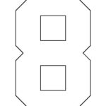 Number 8 Pattern Use The Printable Outline For Crafts