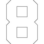 Number 8 Pattern Use The Printable Outline For Crafts