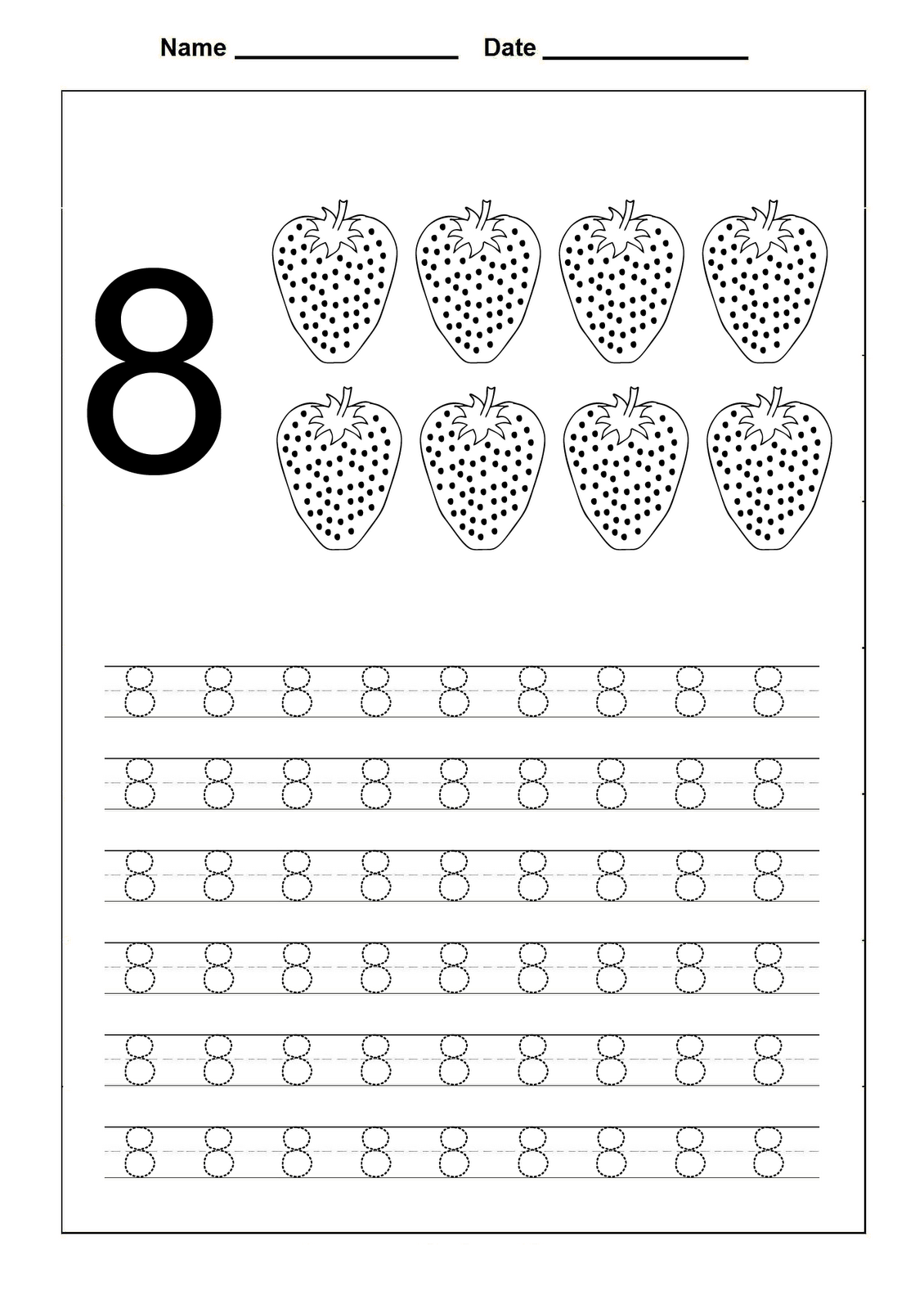 Number 8 Worksheets Printable Activity Shelter Number 8 Worksheets Printable Activity Shelter