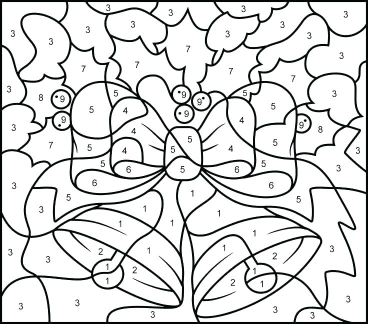 Number Coded Coloring Pages At GetColorings Free 