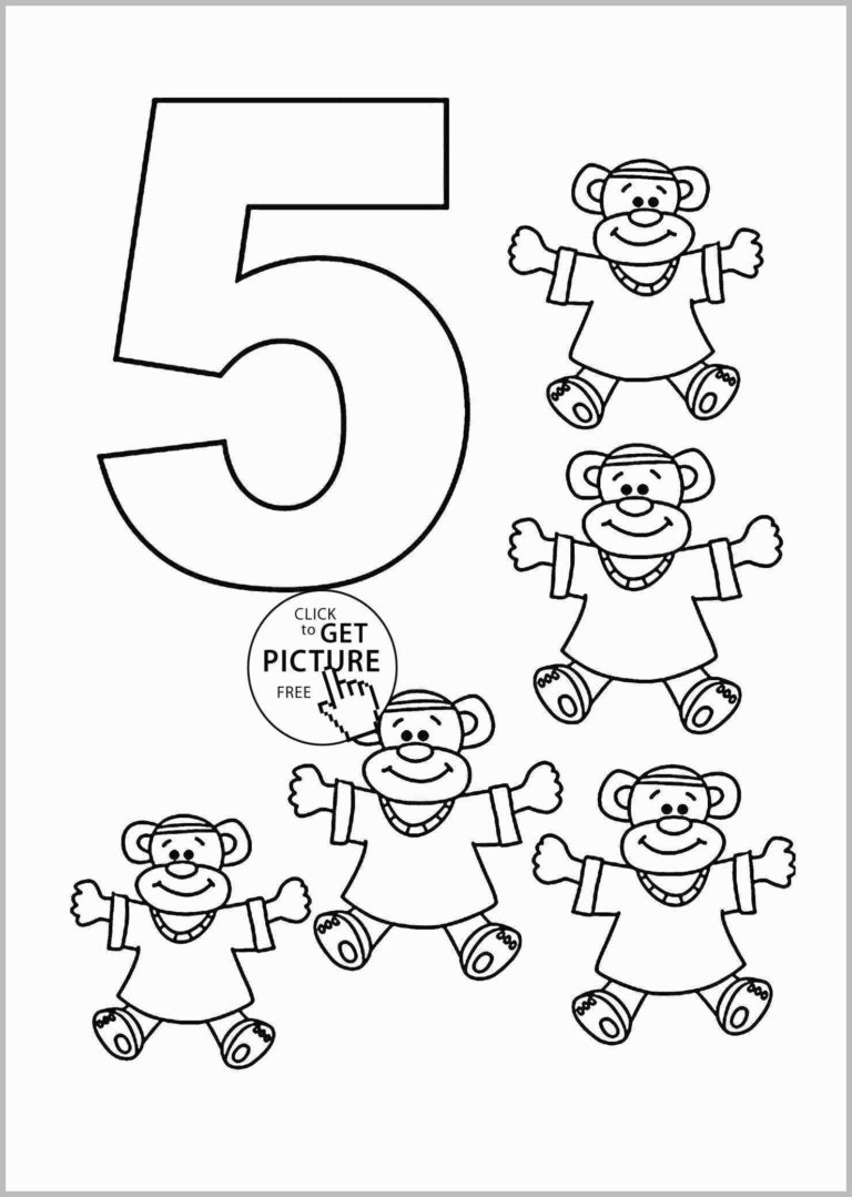 Number Coloring Pages For You Number Coloring Pages