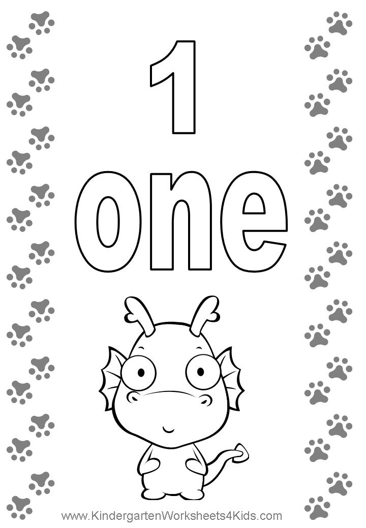Number Coloring Pages Number Coloring Pages