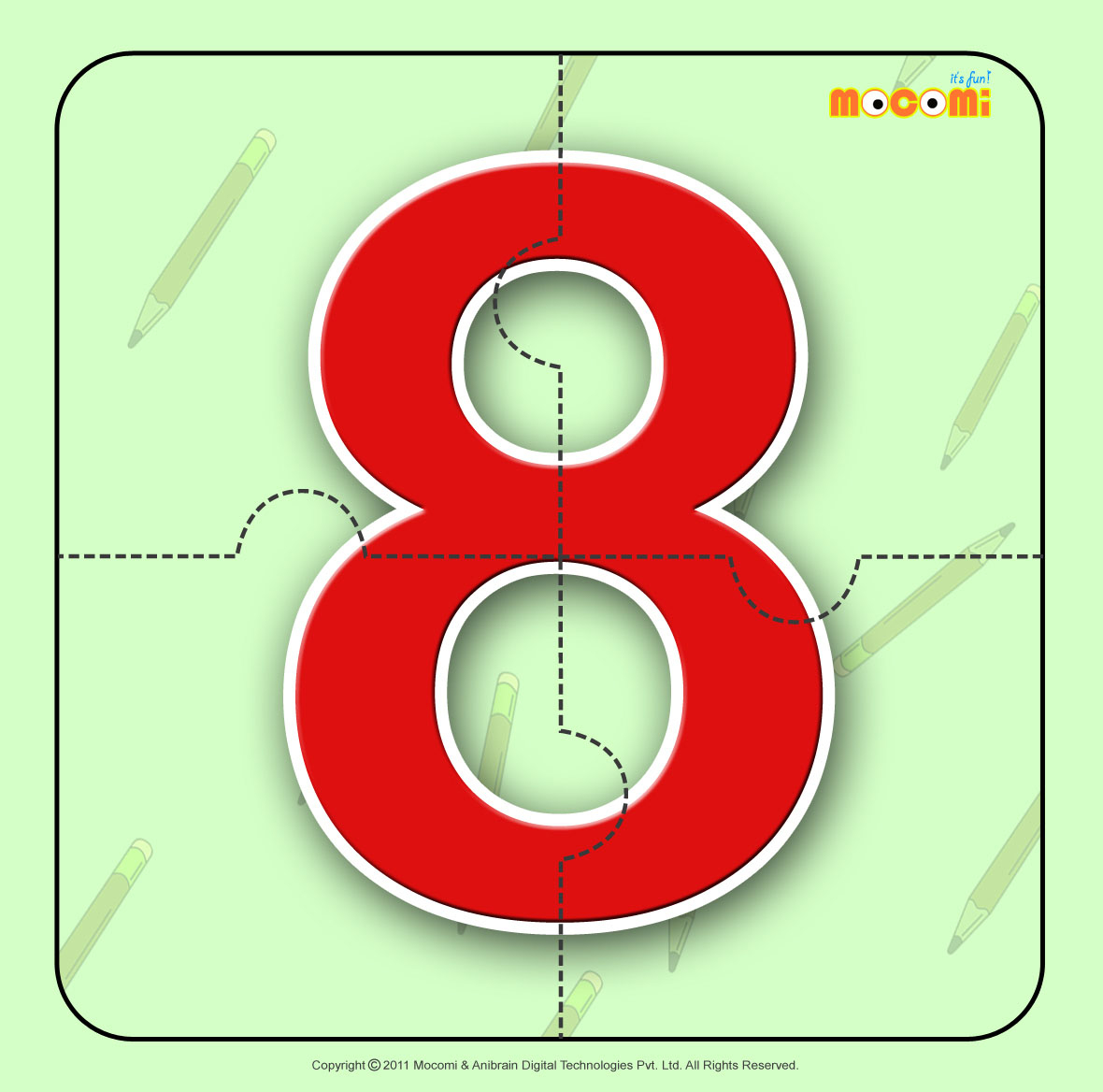 Number Eight 8 Number Jigzaw Puzzles For Kids Mocomi Number Eight 8 Number Jigzaw Puzzles For Kids Mocomi