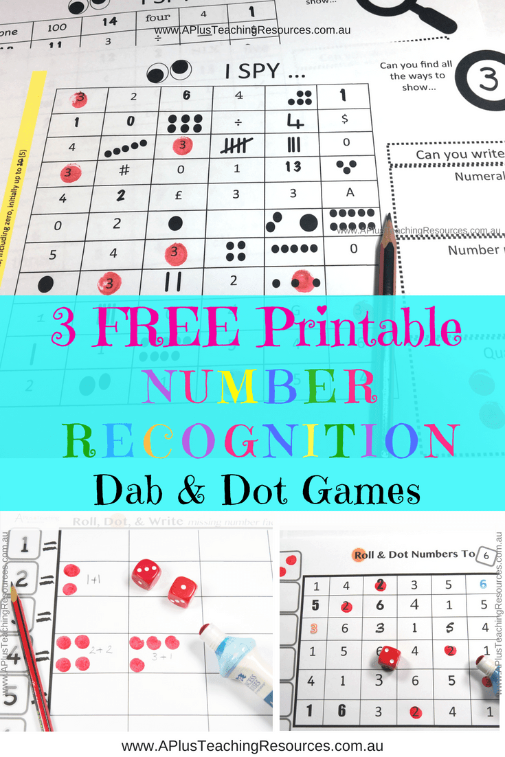Number Recognition Free Game A Plus Teaching Resources