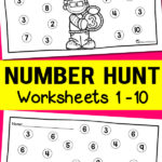 Number Recognition Worksheets Totschooling Toddler