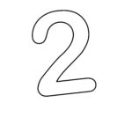 Number Two Coloring Page Create A Printout Or Activity