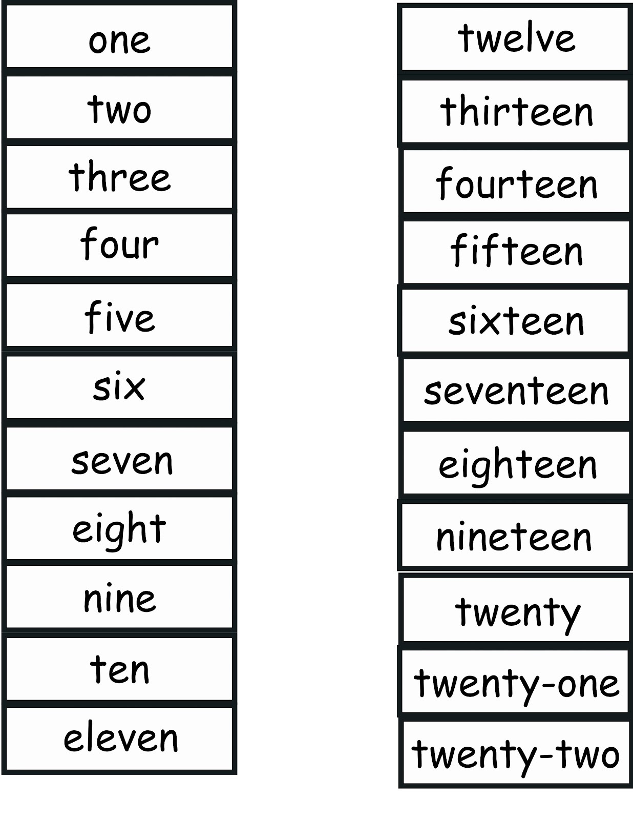 Number Words Worksheets Activity Shelter Number Words Worksheets Activity Shelter