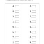 Number Worksheets For Preschool Printable Coloring Sheets