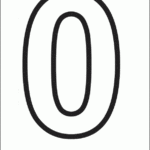 Number Zero Printable Template Printable Numbers