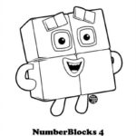 Numberblocks 10 Coloring Page Free Printable Coloring