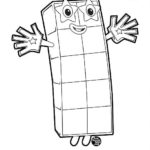 Numberblocks 10 Printable Coloring Page Coloring Pages