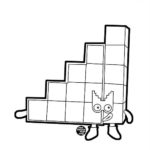 Numberblocks 15 Printable Coloring Page Coloring Pages