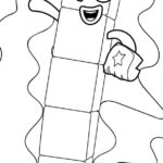 Numberblocks 5 Coloring Page Free Printable Coloring