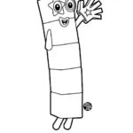 Numberblocks 5 Printable Coloring Page In 2020