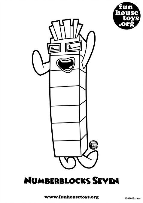 Numberblocks 7 Printable Coloring Page J Kids Printable Numberblocks 7 Printable Coloring Page j Kids Printable