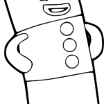 Numberblocks Coloring Pages ColoringAll