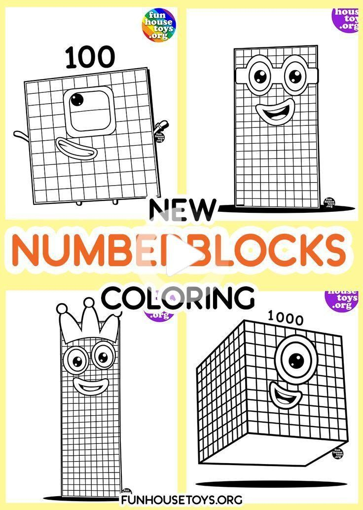 Numberblocks Printables In 2020 Coloring Pages Cool 