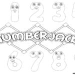 Numberjacks Coloring Page Coloring Pages Play School