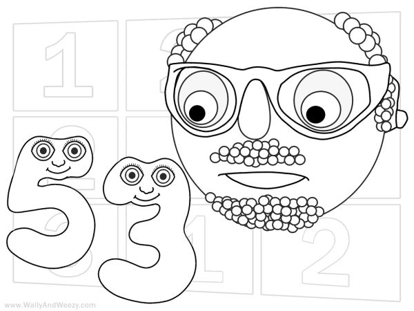 Numberjacks Drawing Coloring Video And Downloadable Numberjacks Drawing Coloring Video And Downloadable