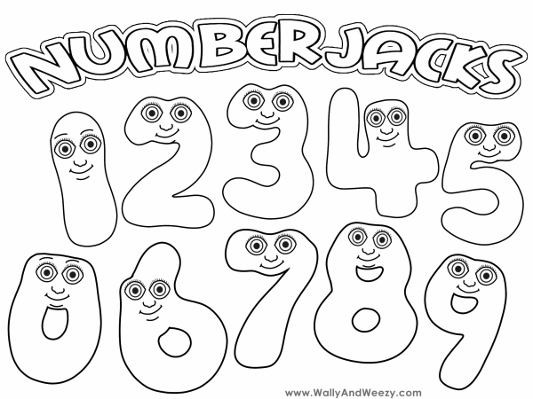 Numberjacks Drawing Coloring Video And Downloadable 