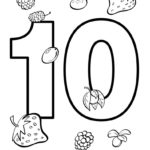 Numbers 1 10 Coloring Pages Coloring Home