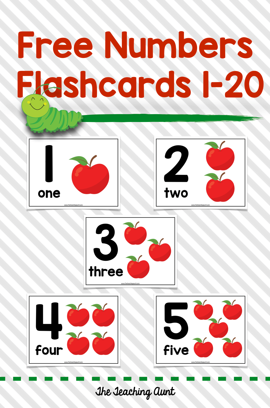 Numbers Flashcards 1 20 With Images Flashcards Free 