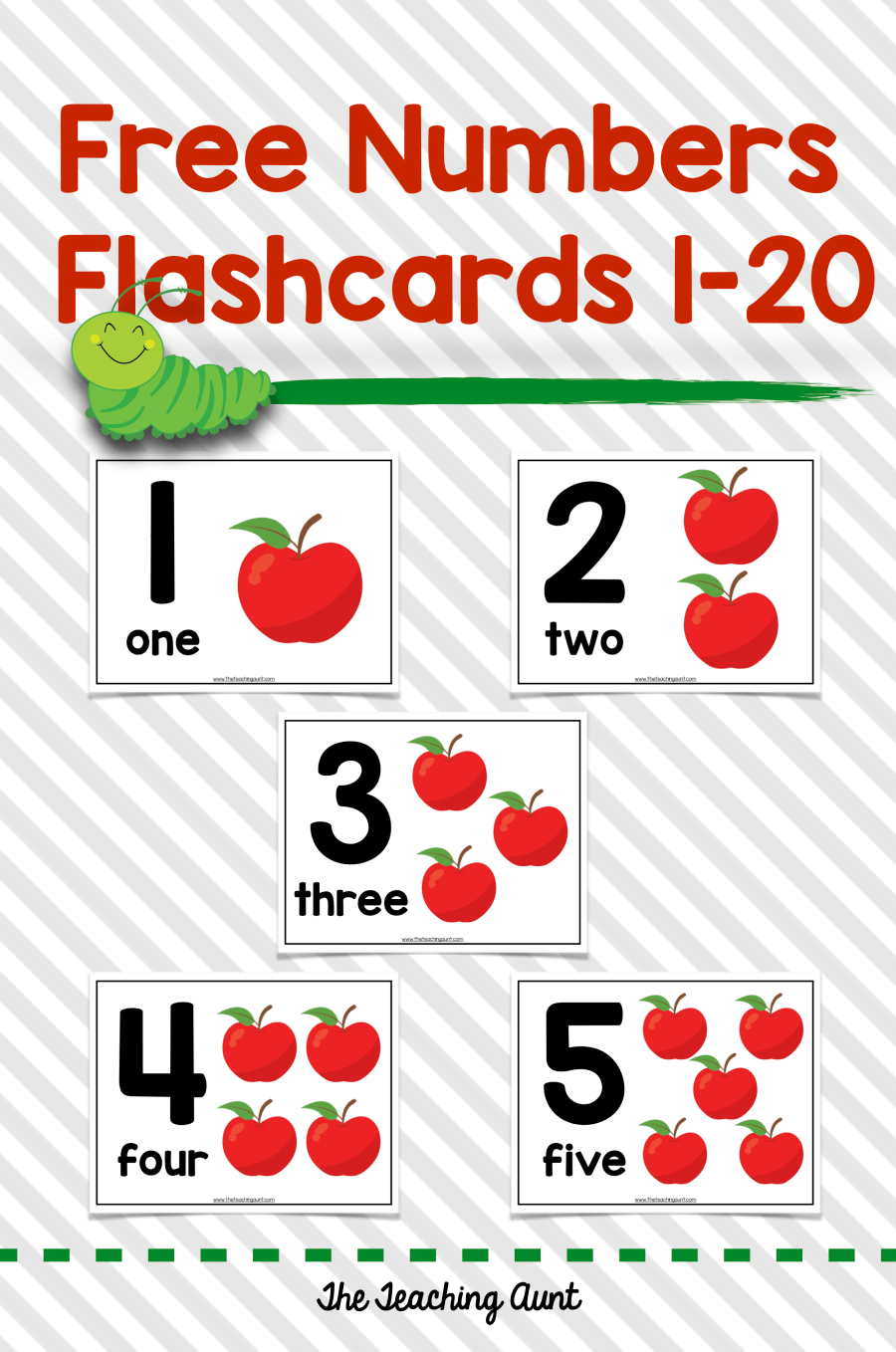 Number Flash Cards Printable Free Pdf