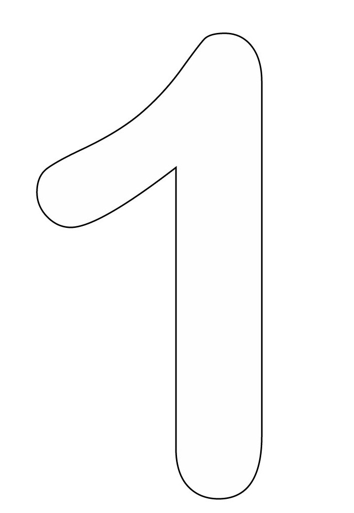 Numbers To Color Coloring Pages Part 2 Numbers To Color Coloring Pages Part 2