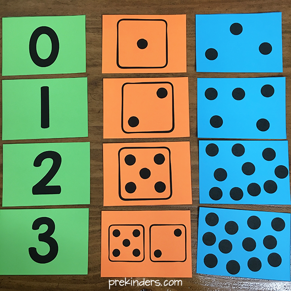 Numeral Cards Number Dot Cards Printables PreKinders