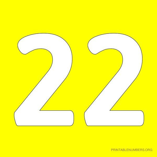 Pin By Dazie On Number 22 Printable Numbers Lettering 