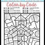 Place Value Coloring Worksheets Place Values Elementary