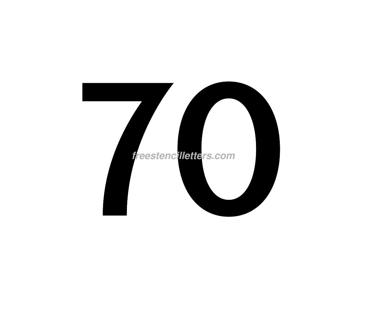 Print Number 70 Letter Stencil Free Stencil Letters Print Number 70 Letter Stencil Free Stencil Letters